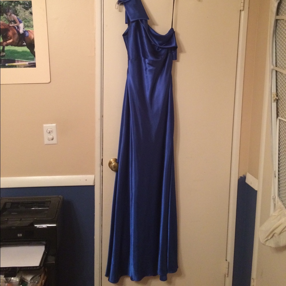 Jessica McClintock Royal Blue Prom Dress