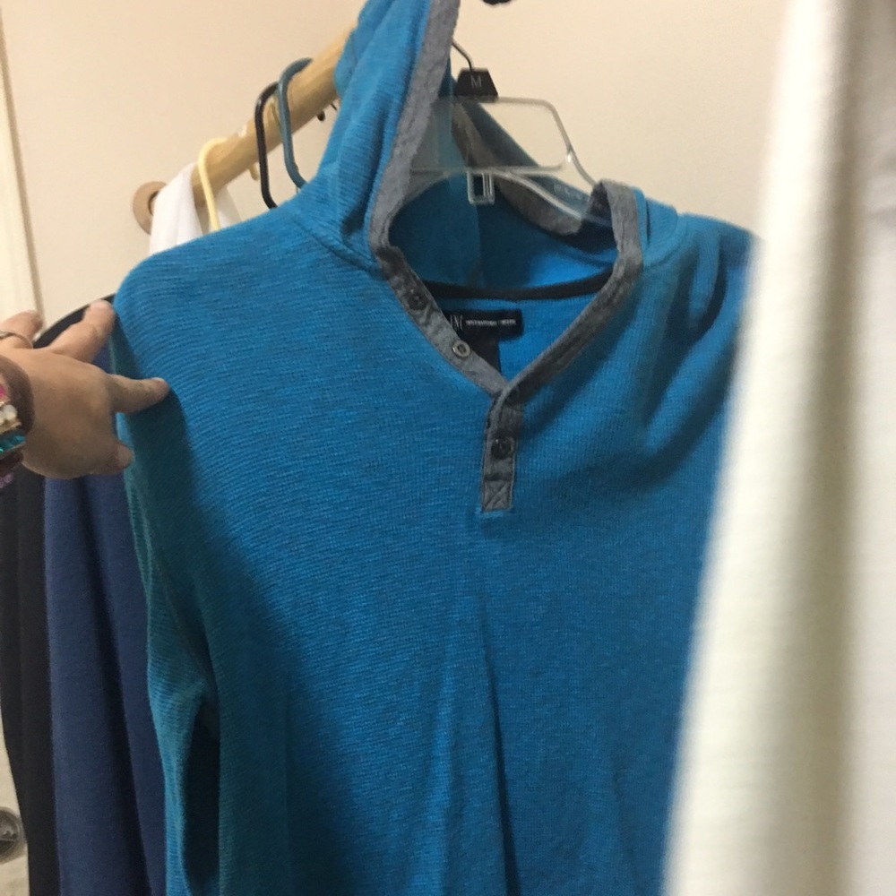 Men's Blue INC International concepts lightsweater