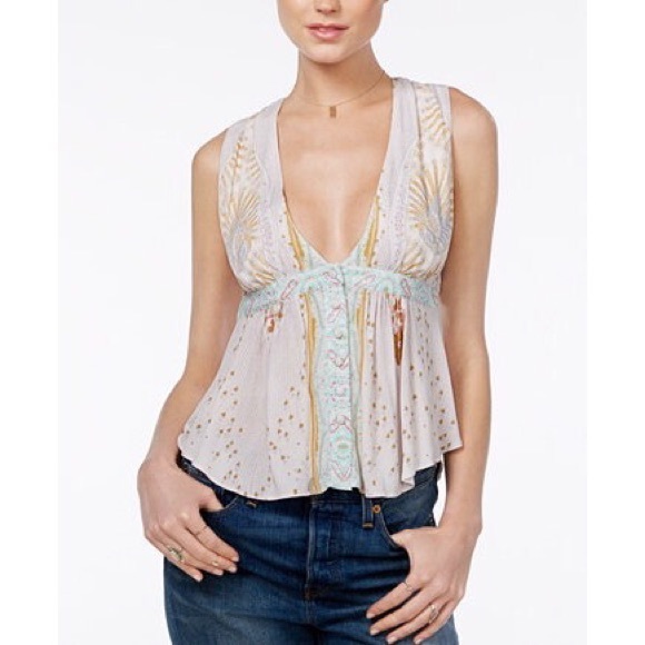 Free People Tops - 🎀NWT Free People Siren Print Tank Top