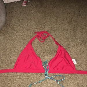 red triangle bikini top