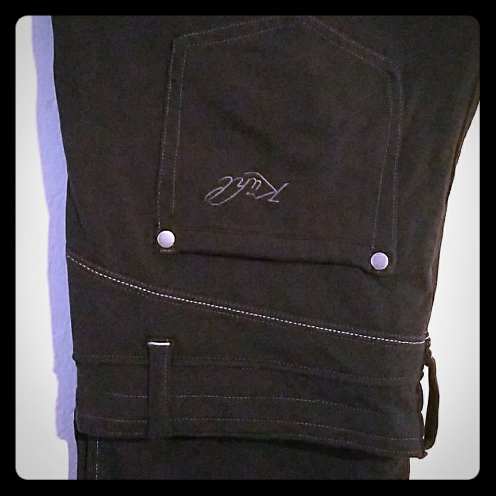 Black Kuhl brand stretch pants