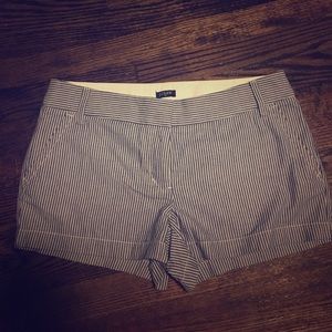 J. Crew City Fit Short in Pinstripe