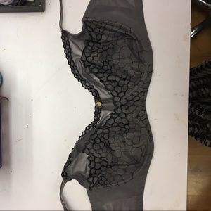 Gray Natori bra 36 ddd underwire no padding