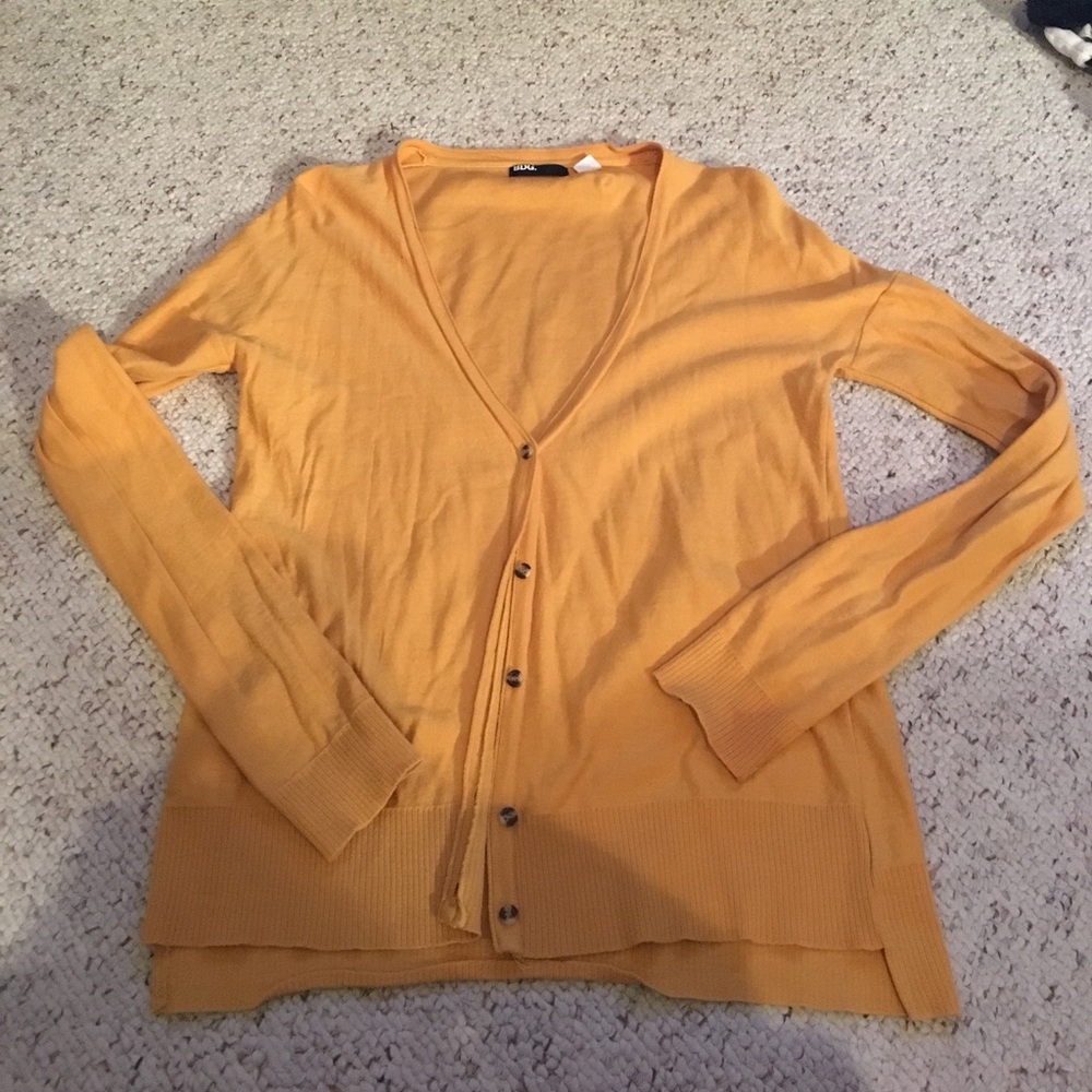 Mustard cardigan