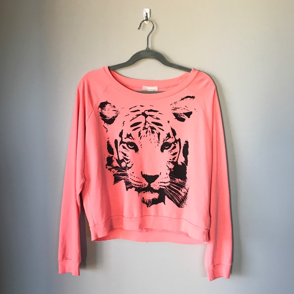 Forever 21 Pink Tiger Sweatshirt