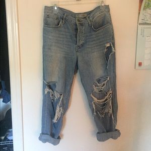 Distressed Topshop Hayden Jeans