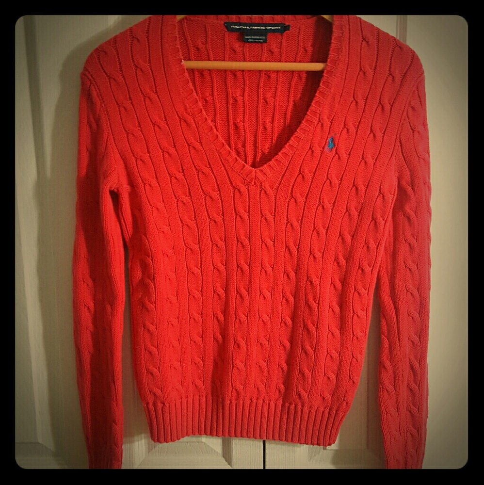 Ralph Lauren classic cable knit sweater