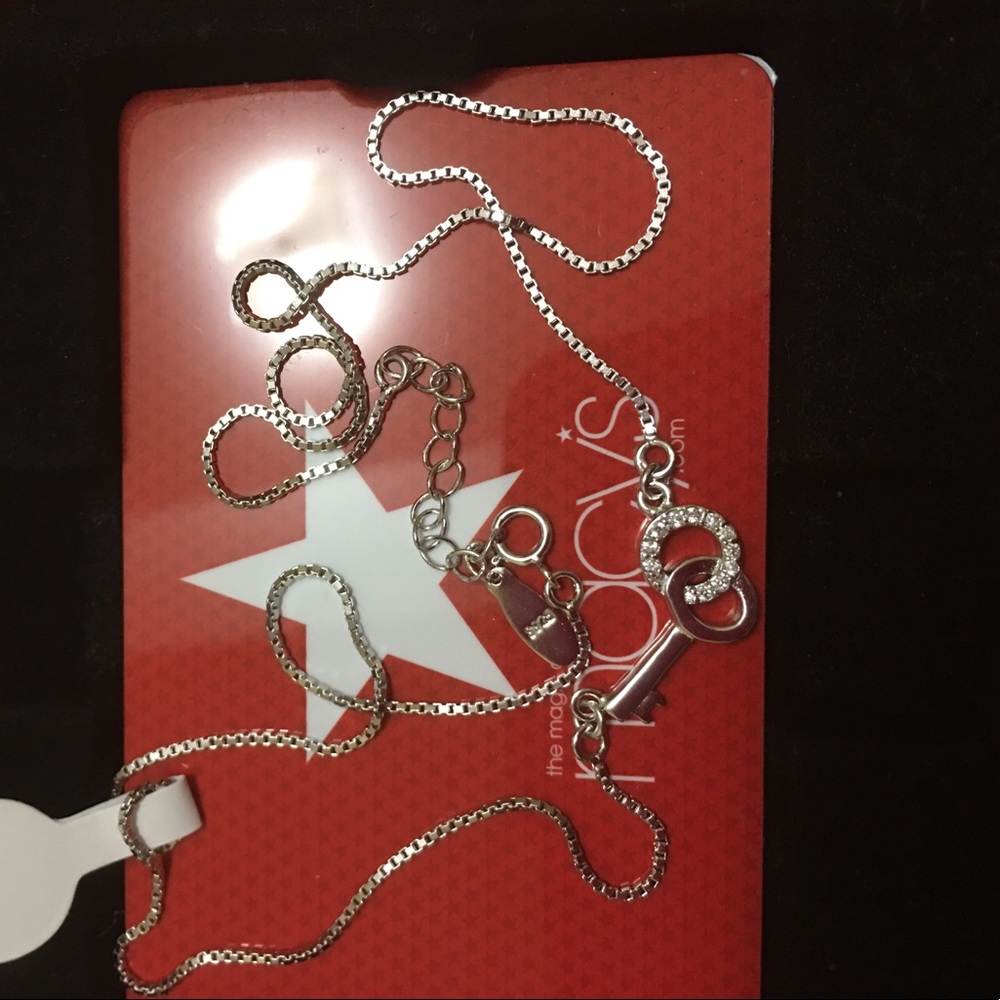 Silver key pingente🔑 necklace made in Italy