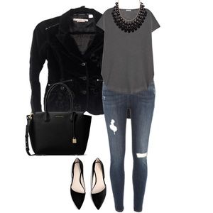 Triple Five Soul • Black Velvet Blazer