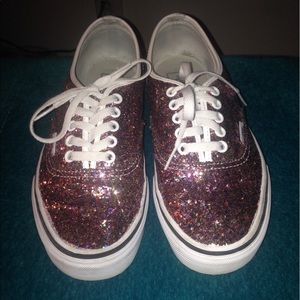 Multi Glitter vans