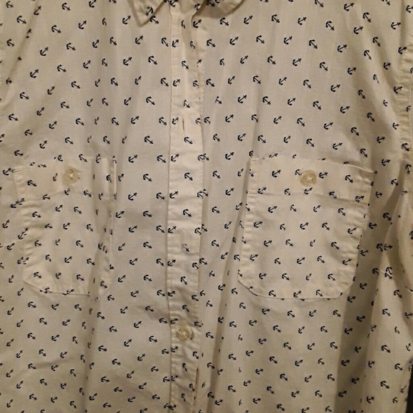 Anchor old Navy button down - Picture 2 of 3