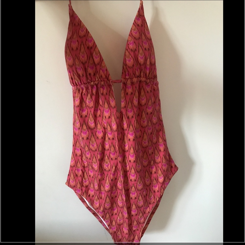 Calypso Raining Ikat Asta Keyhole One Piece