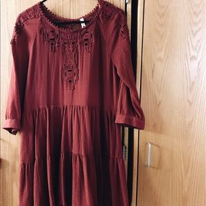 Red Free People dress