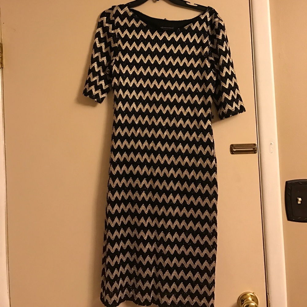 Blk/gold dress
