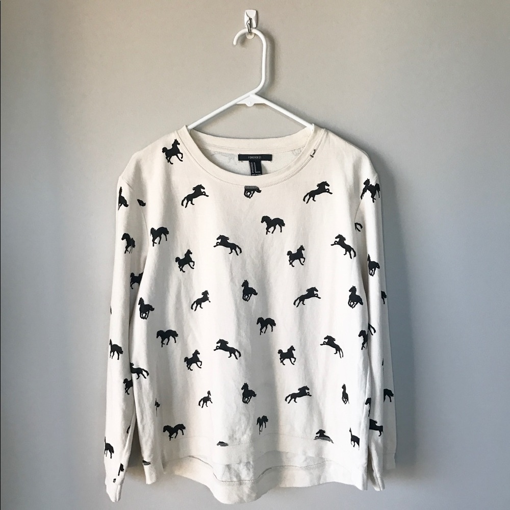 Forever 21 Horse sweatshirt