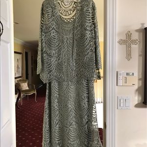 Soulmates 100% Silk Lace Dress with Jacket.