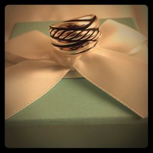David Yurman Wide Crossover Ring