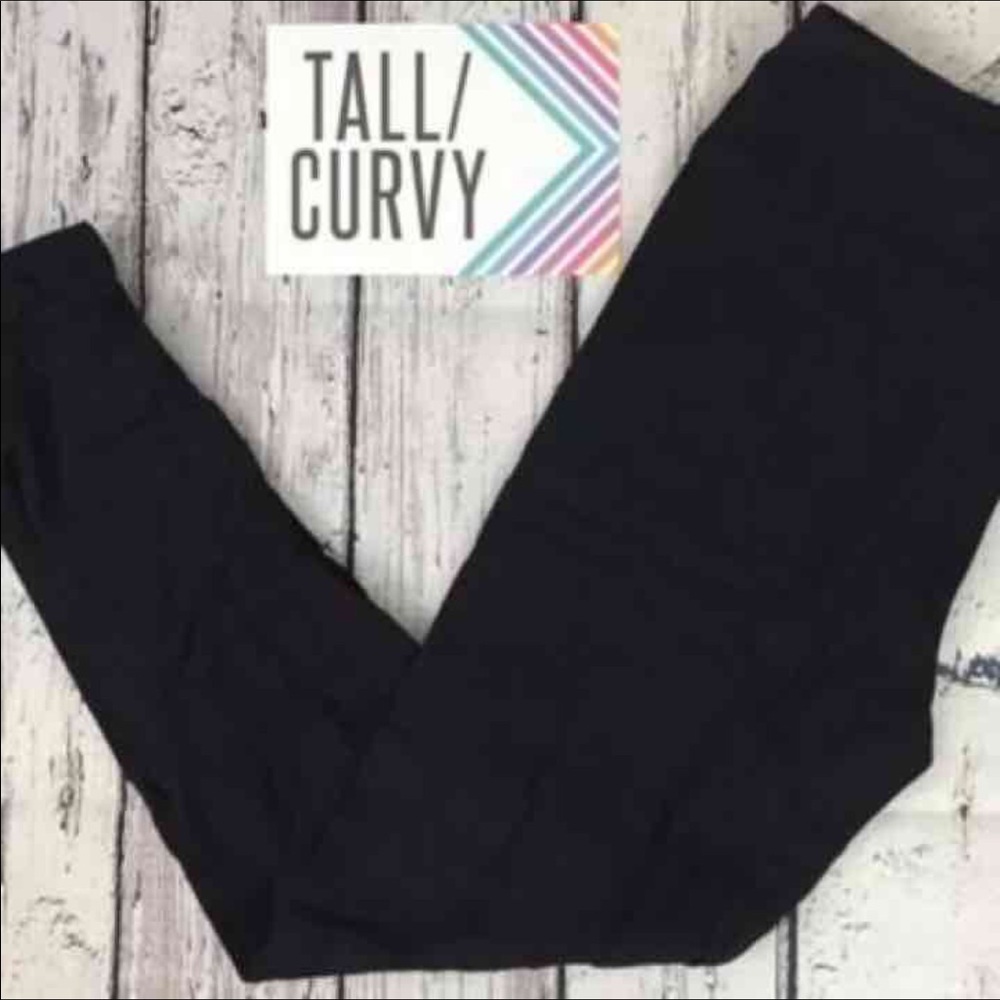 Lularoe TC solid black leggings