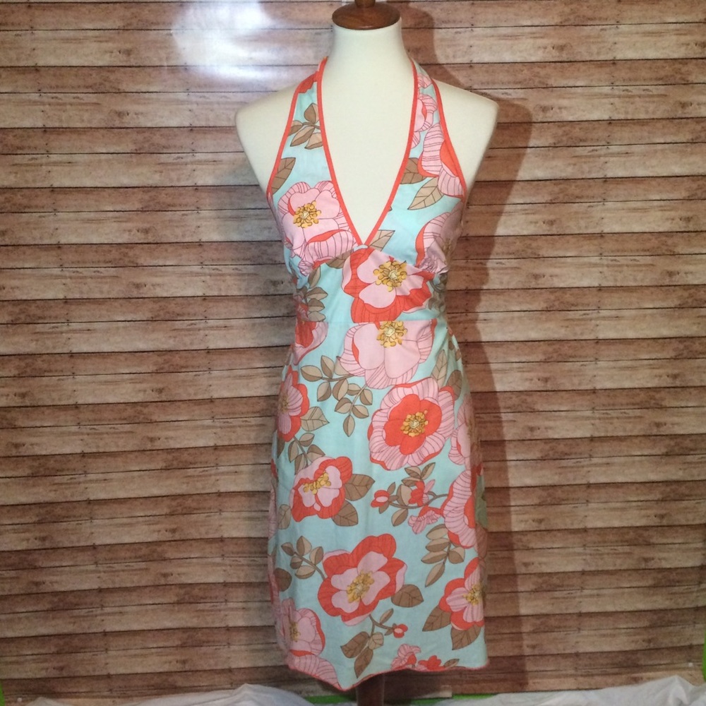 Floral Halter Dress
