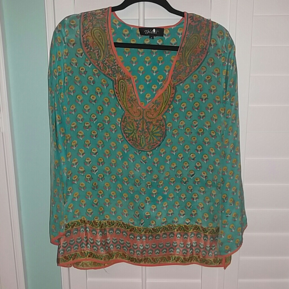 Silk Tunic Top