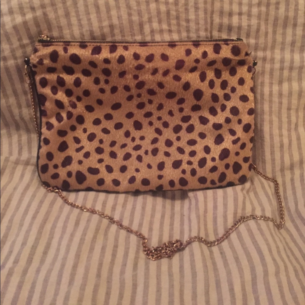 Cheetah Leopard Print Crossbody Purse