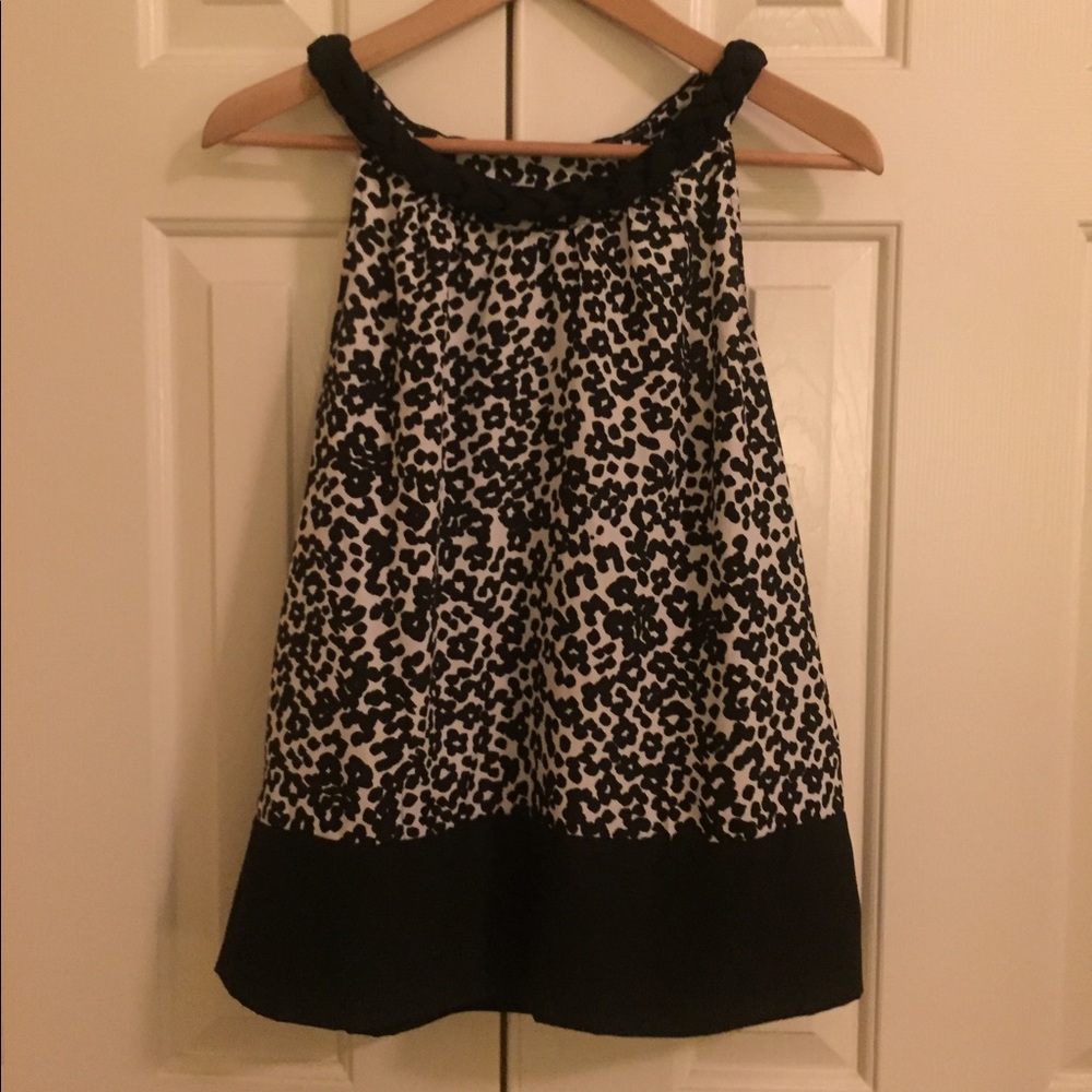 Banana Republic top w braided detail