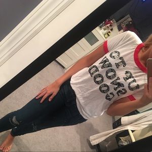 PINK (Victoria's secret) holiday tshirt