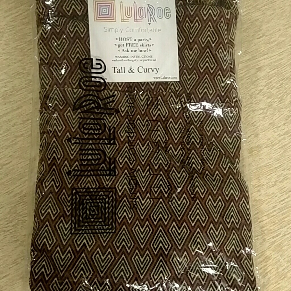 Lularoe TC yellow patterned? leggings NWT