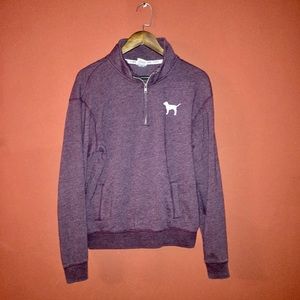 💕Victoria's Secret PINK 💕Half Zip Sweatshirt