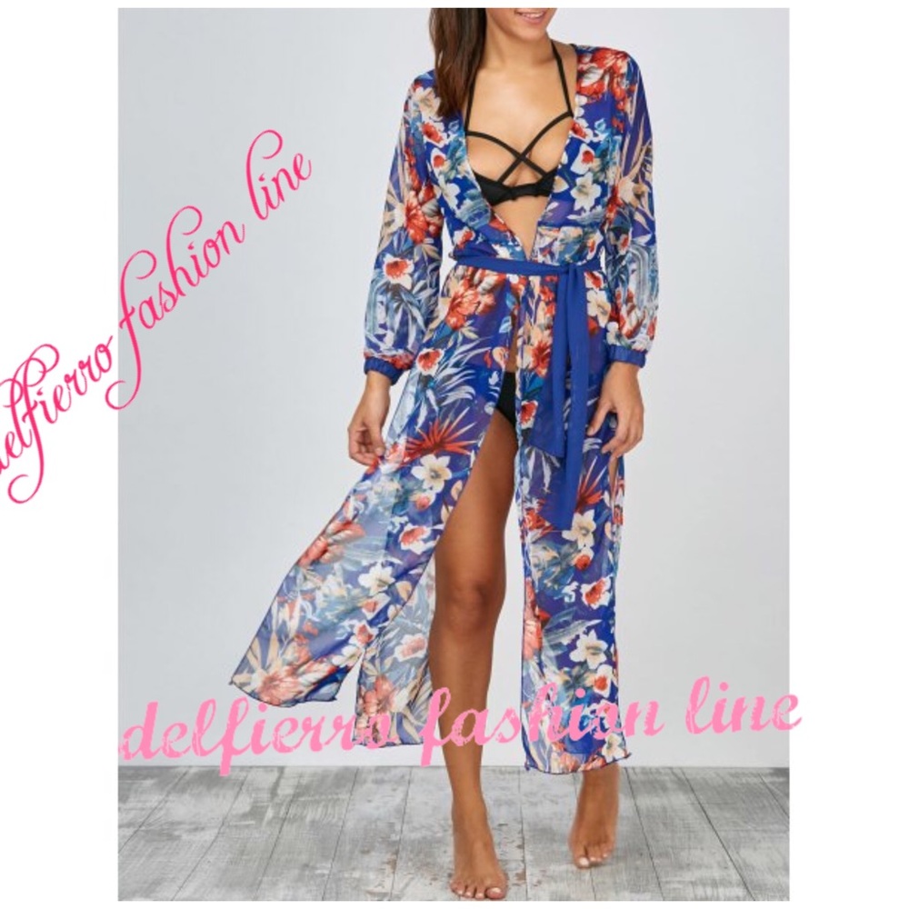 NWOT kimono type chiffon sexy cover up