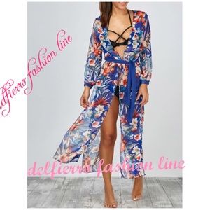 NWOT kimono type chiffon sexy cover up