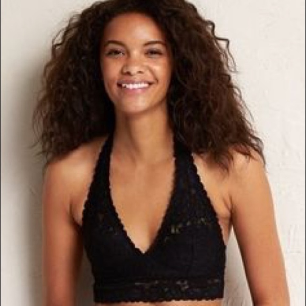 Aerie black halter bralett
