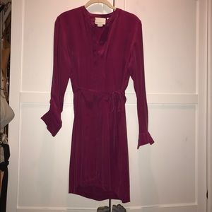 Cynthia Rowley Pink 100% Silk dress Sz 2 NWT