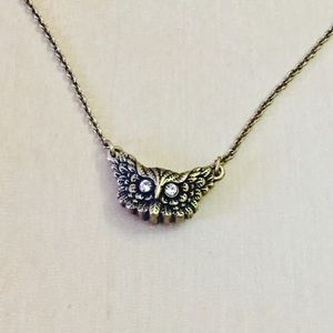 Banana Republic Dainty Owl Necklace