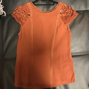 Brown H&M Size 2 Shirt