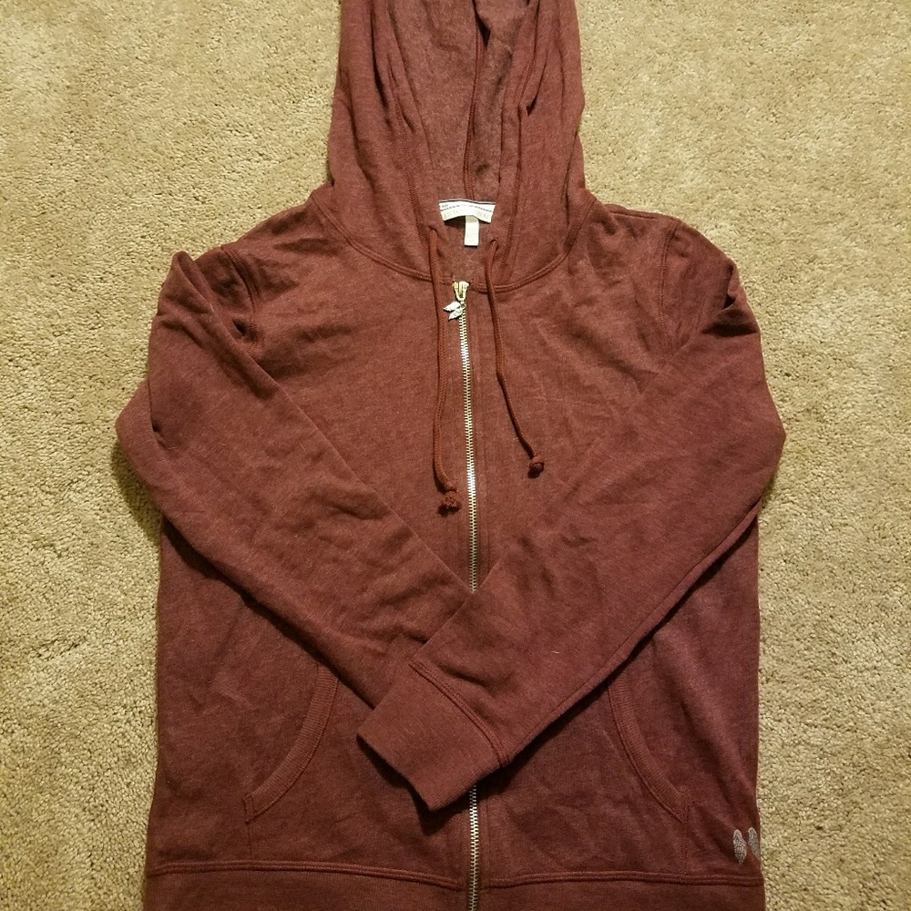 Victorias secret maroon Angel wing bling