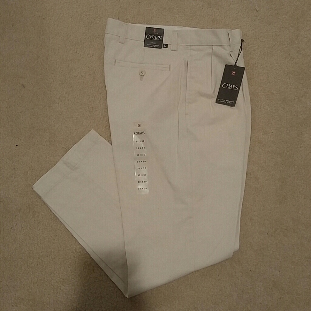 NWT Men's Chaps Khaki Pants