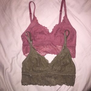 💕 Victoria's Secret PINK💕Unlined Lace Bralette
