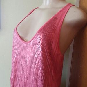 Pink Slouch Tank Top sz L