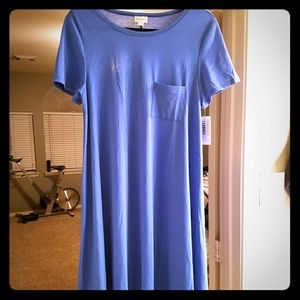 BNWT LuLaRoe Carly size M blue