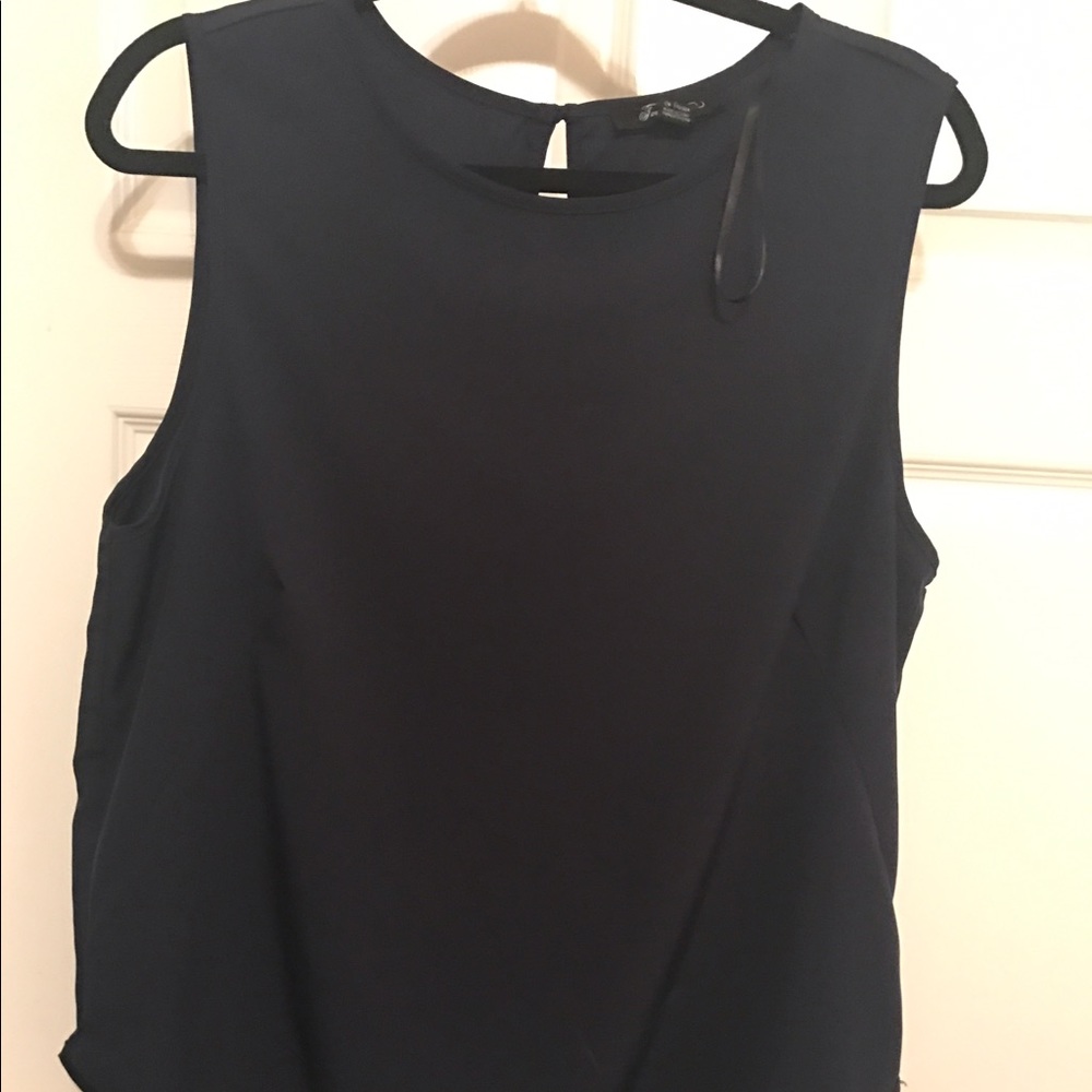 Navy blouse