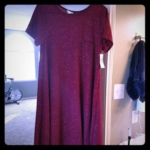 BNWT LuLaRoe elegant collection Carly M sparkles