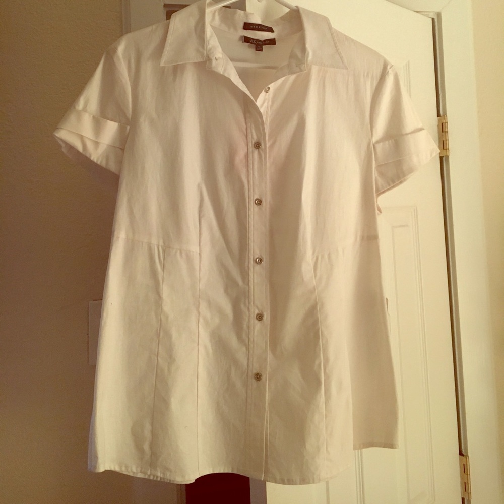 White Anne Klein blouse