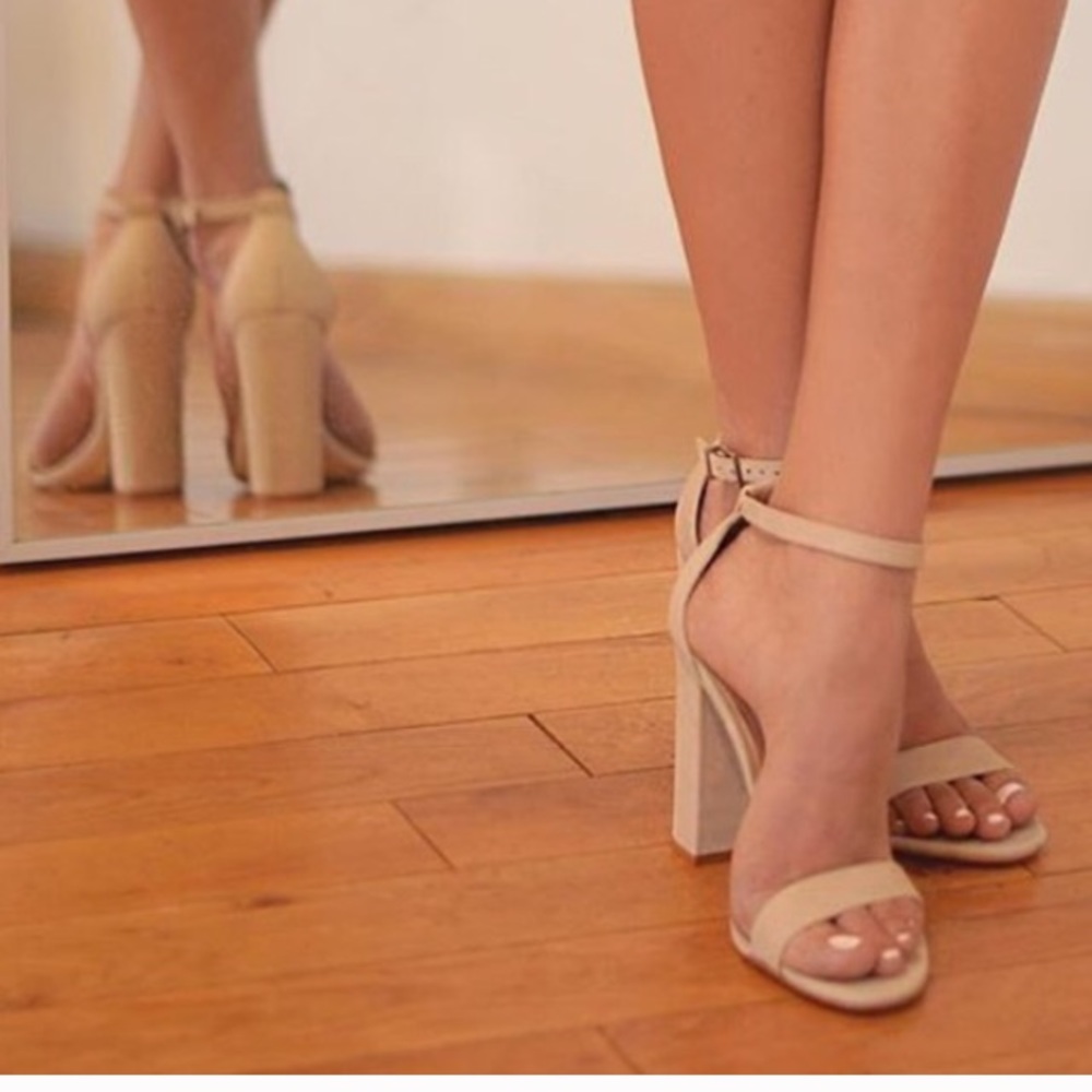 Ankle strap heels