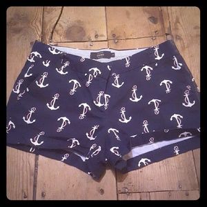 Anchor print chino shorts