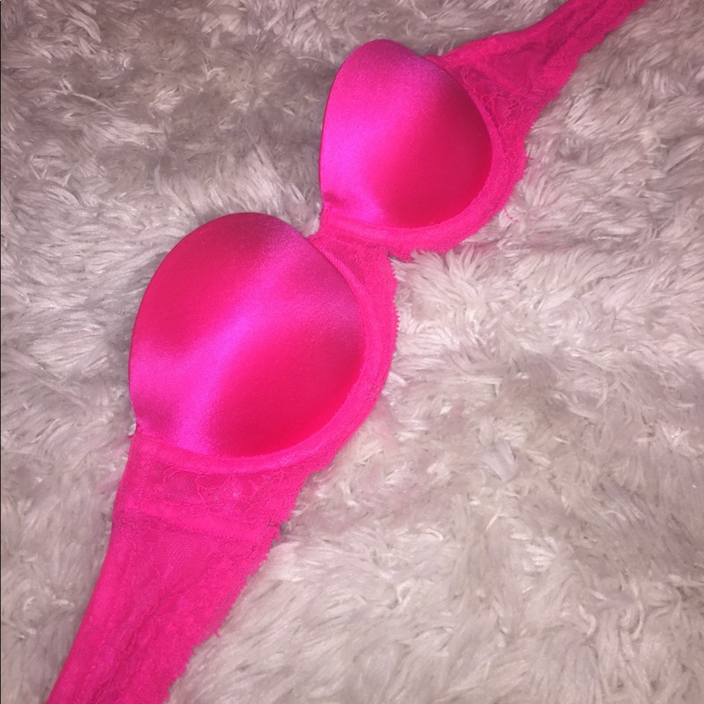 Victoria's Secret push-up strapless bra