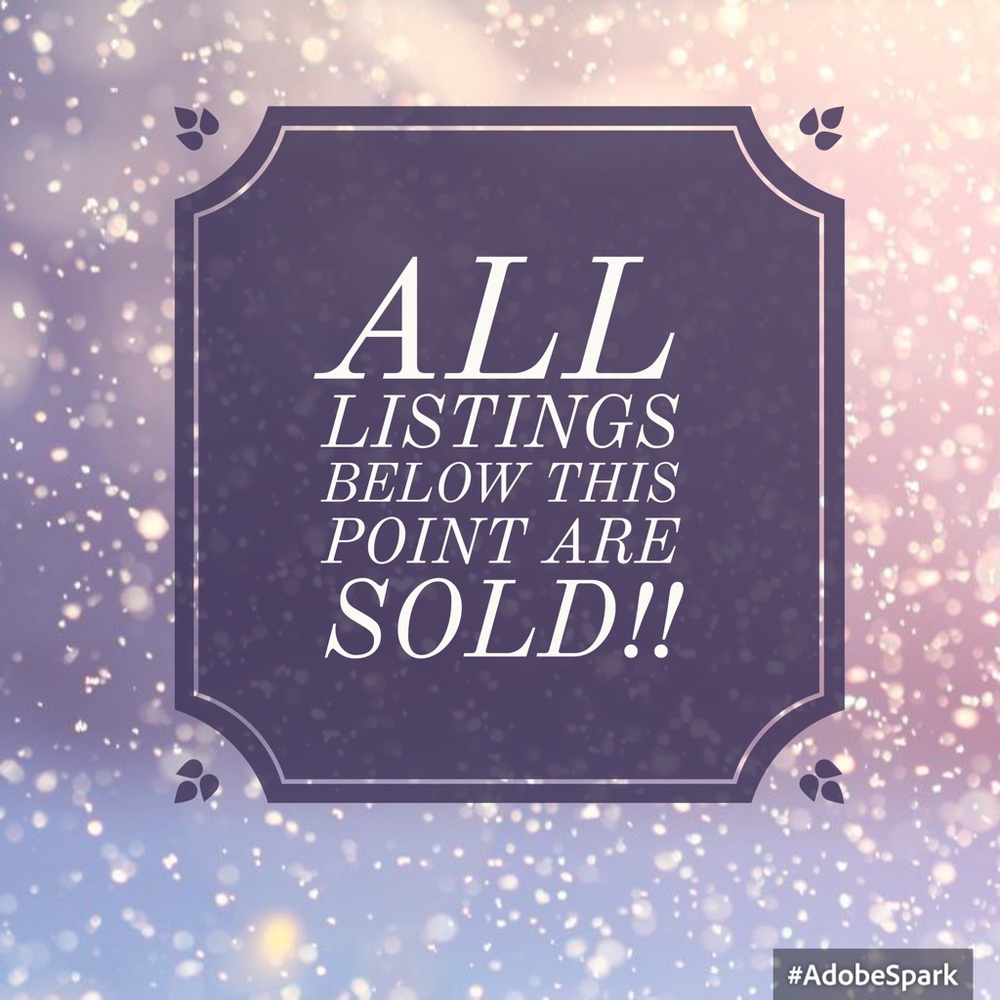 Sold listings below!!