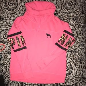 PINK Victoria secret cheetah print hoodie