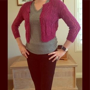 Magenta Cardigan
