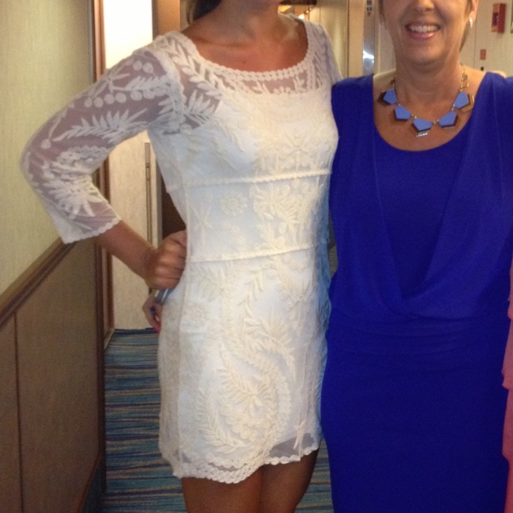 Cream dress